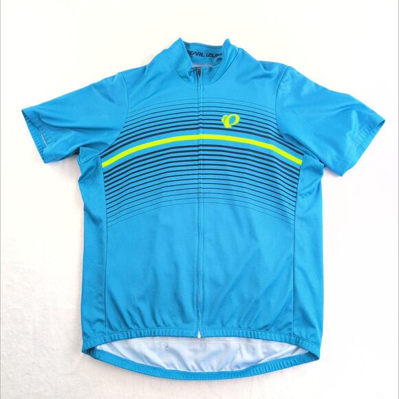 Pearl iZumi Select Short Sleeve Full XipCycling Jersey 3 Back Pockets Men's XL - Picture 1 of 11